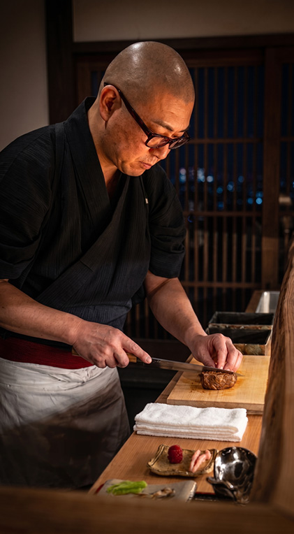 御宿 庄屋の板長　渡辺　洋介